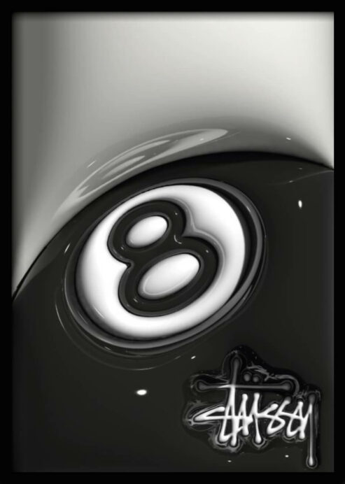 Stussy 8-Ball Chrome