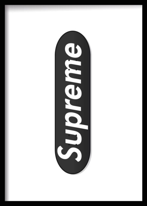 Supreme Deck – Black Vertical