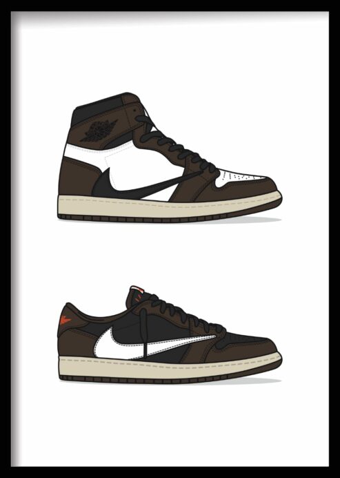 Air Jordan 1 “Travis Pack” (High & Low)